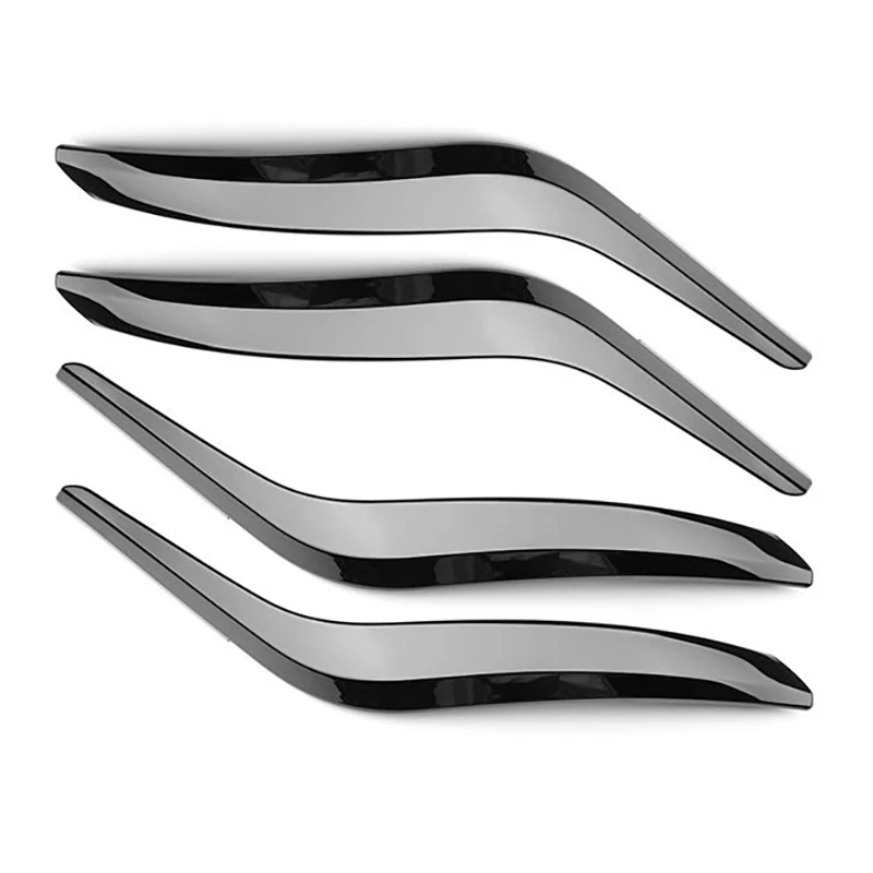 

4Pcs Bright Black Car Inner Door Handle Trim Pull Grab Panel Handle Replacement for-BMW X1 E84