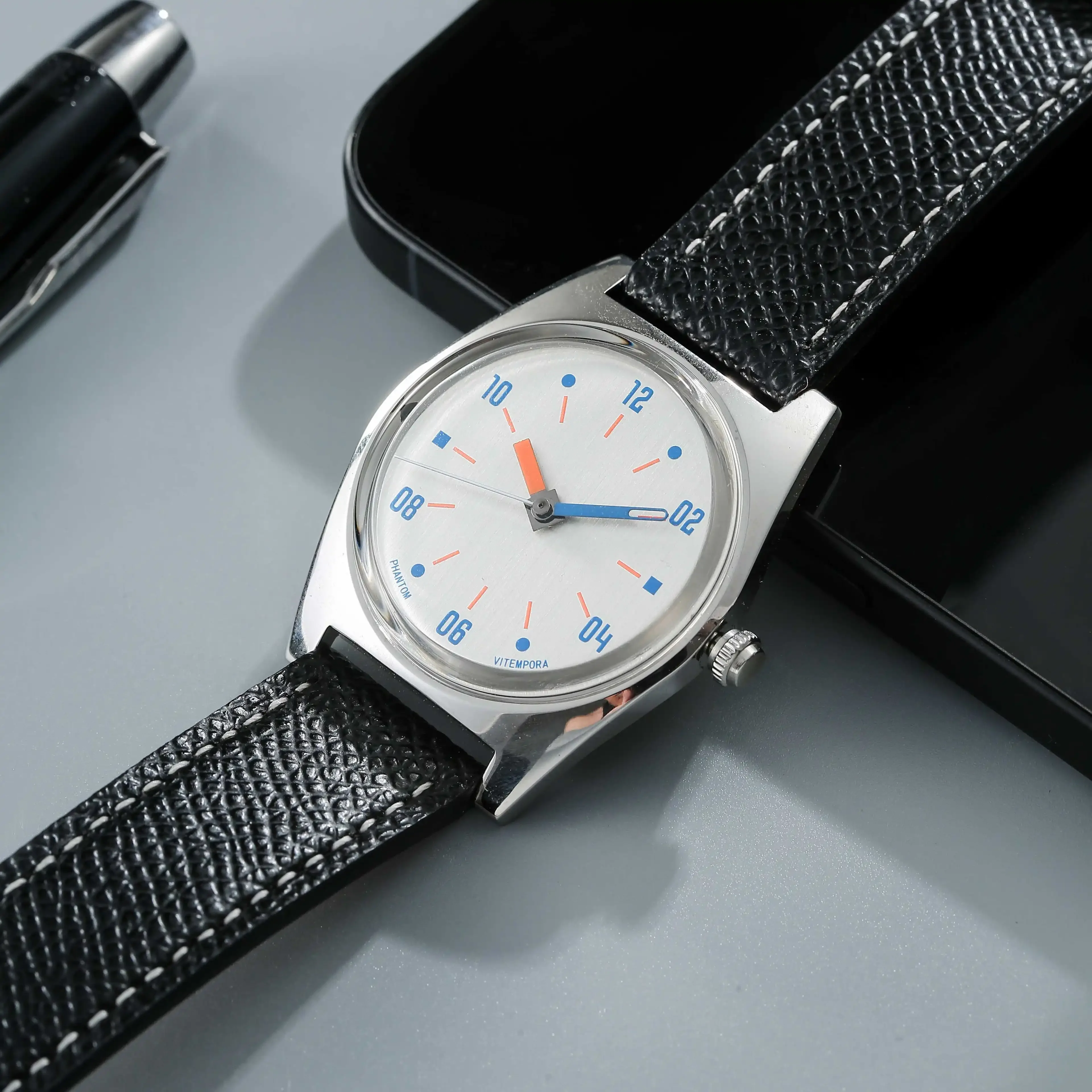 PHANTOM Watches Hand-Wind Mechanical Watch 36mm Retro Business Timepiece Classic Simple Couple watch