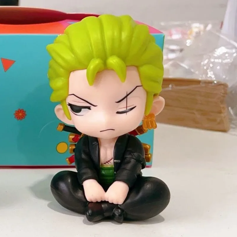 ルフィさんじゾロナミアクションフィギュア子供用,座位,かわいい人形,モデルおもちゃコレクション,デスクオーナメント,ギフト,1個