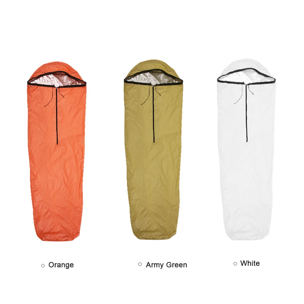 

Emergency Sleeping Bag Lightweight Waterproof Heat Reflective Thermal Sleeping Bag Survival Gear for Outdoor Adventure Camping