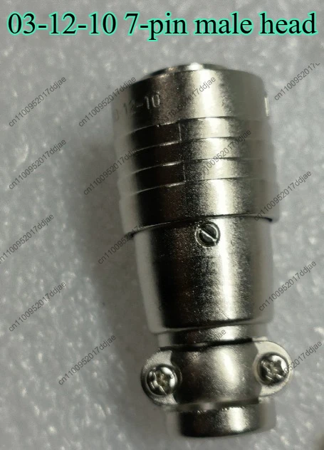 Brand new connector metal aviation plug connector 03-12-10 7-pin male. actual picture, just need to take a photo directly