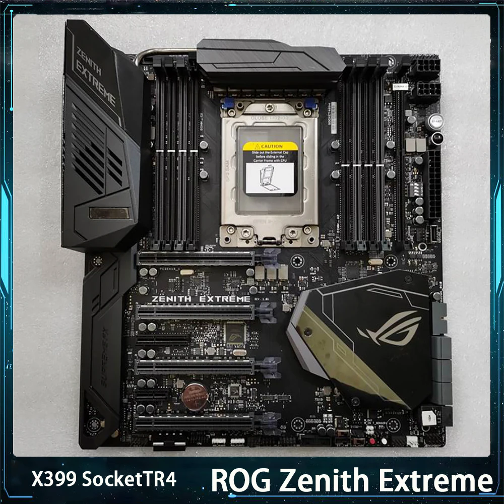 

ROG Zenith Extreme For ASUS X399 SocketTR4 DDR4 M.2 U.2 USB3.1 EATX GAMING Motherboard Works Perfectly Fast Ship High Quality