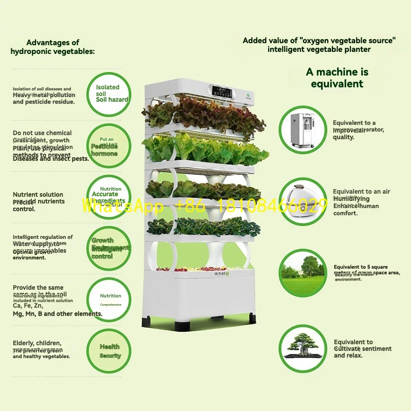 

Soilless Seedling Equipment for Agricultural Intelligent Hydroponic Vegetable Growing Machine Large Multi-Layer Indoor