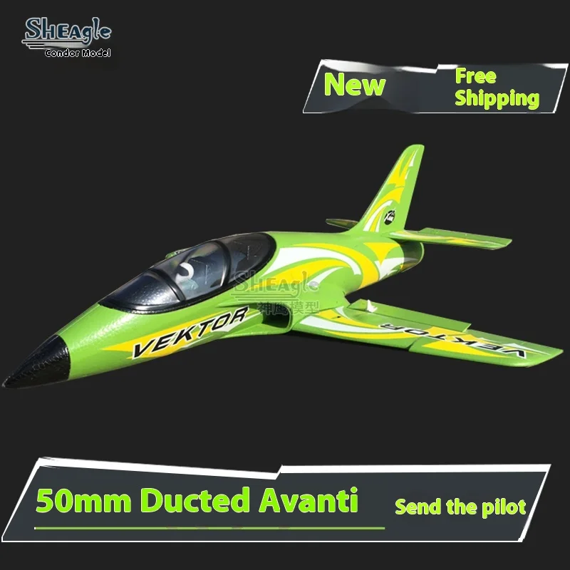 

Upgraded 50mm Ducted 11 Leaf Avanti Electric Remote-Controlled Aircraft Model Fixed Wing Epo 3s/4s Battery