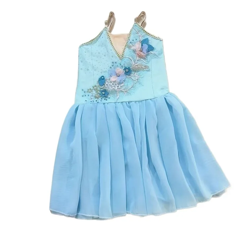 ملابس الباليه فتاة أزياء الباليه الجديدة والأطفال التنانير الشاش الجديدة ملابس الاطفال فتاة المهنية الباليه توتو فتاة اللباس