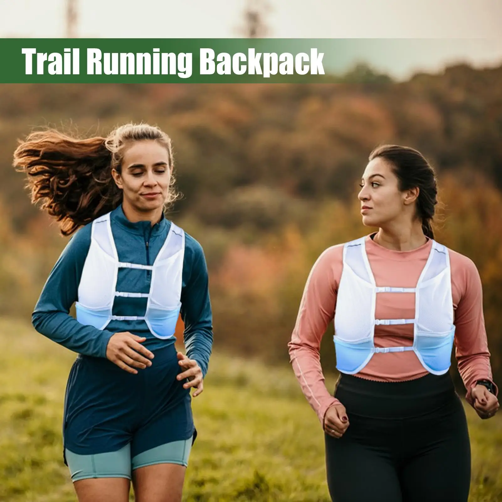 

3L Hydration Vest for Running Men Ergonomic Water Backpack Reflective Hydration Vest for Trail Travel Hiking Hunting Cycling