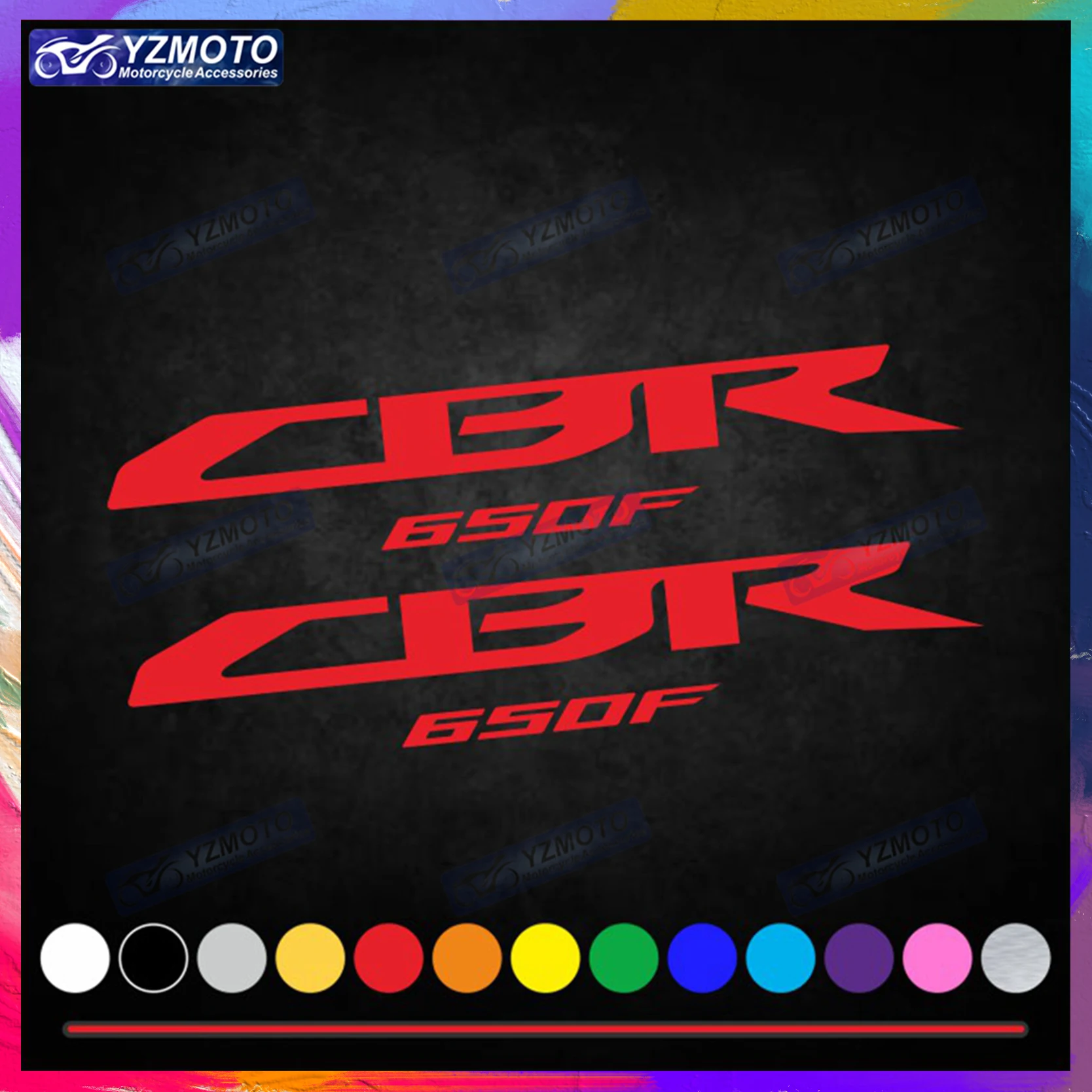 

For Honda CBR650F CBR 650F Motorcycle Racing Car Body Tank Logo Fairing Windshield Helmet Reflective Decal Stickers Decorate