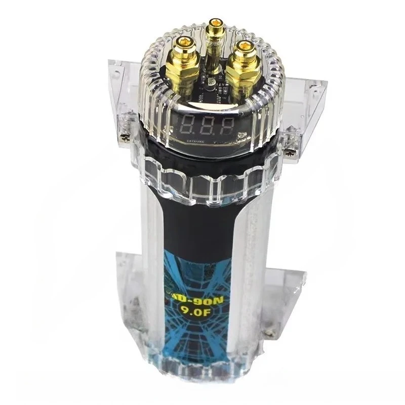 Picture 4: 9.0 Farad Capacitor for Car Audio, Digital Super Capacitor Power Bank for Amplifier Subwoofer Bass Upgrade