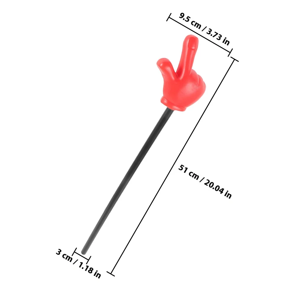 2 قطعة مؤشرات الاصبع مقاومة للخدش للمعلمين الفصول الدراسية القراءة الإيدز حفلة المزح مؤشر المزحة الحديث العصي
