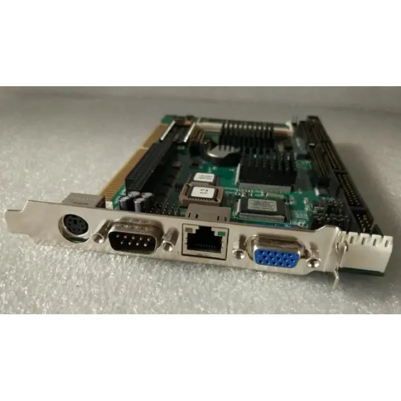 100% OK EmCORE-S418 V1.1 Original IPC ISA Bus Industrial Motherboard Half-Size CPU Card PICMG1.0 PC/104 Mainboard wtih CPU RAM