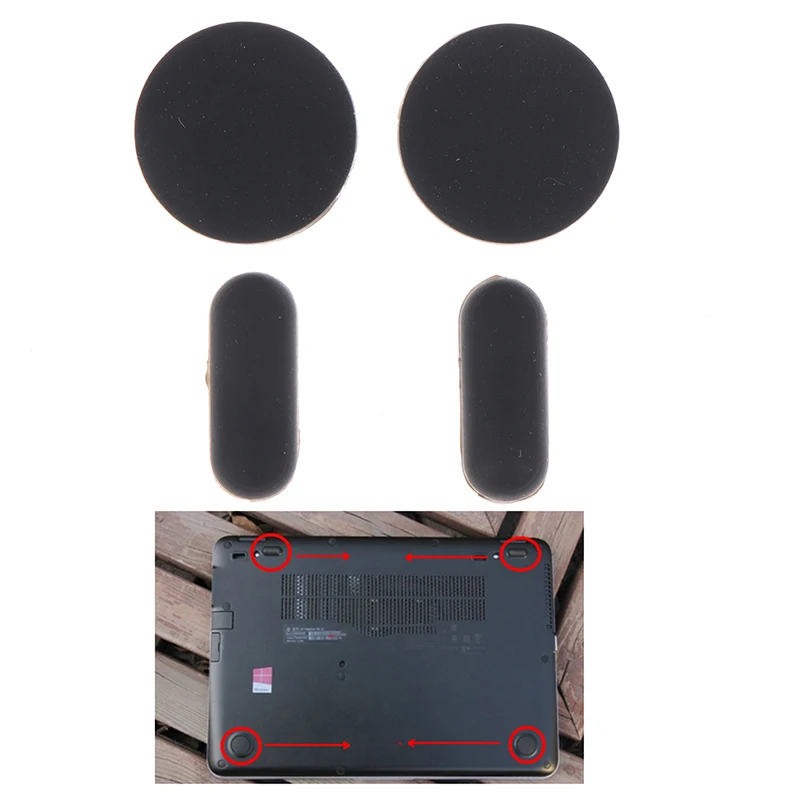 【F】4Pcs Laptop Bottom Cover Rubber Feet Pad For 840 745 820 725 850 755 G3 G4 Lower Bottom Cover Case Rubber Feet