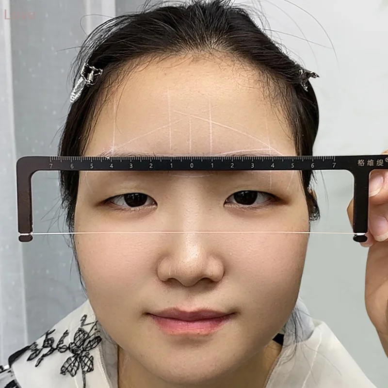 

[L&P] Eyebrow Mapping Ruler Positioning Ruler For Eyebrow Tattoo Line Drawing Auxiliary Tool Permanent Line Makeup Accessories