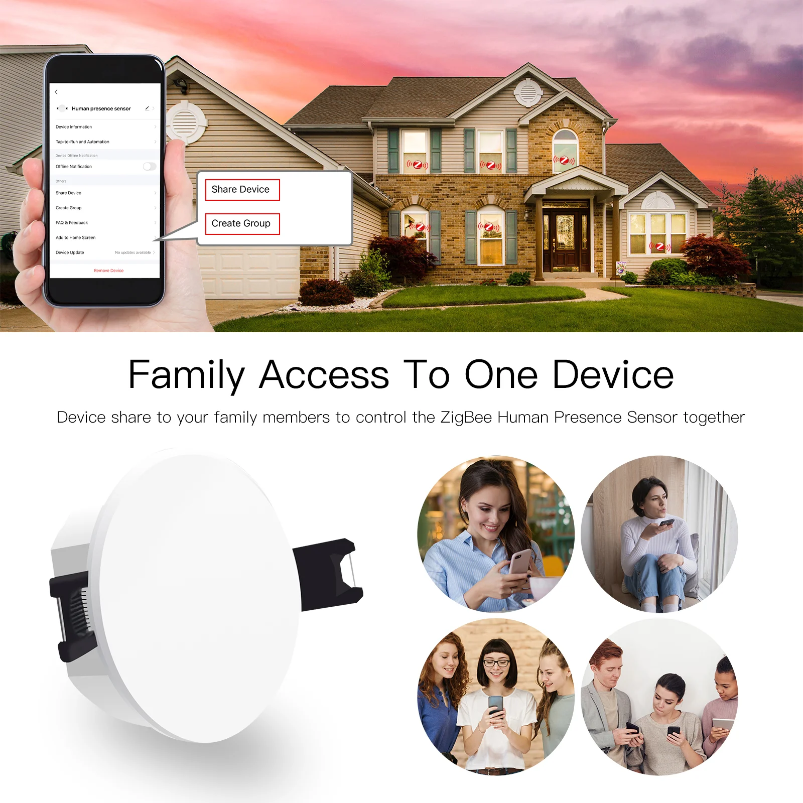 Tuya ZigBee Sự Hiện Diện Của Con Người Cảm Biến WiFi Cảm Biến Chuyển Động Cảm Biến Radar Dò Trắc Quang 2 Trong 1 Cuộc Sống Thông Minh Tự Động Hóa Dân Cư