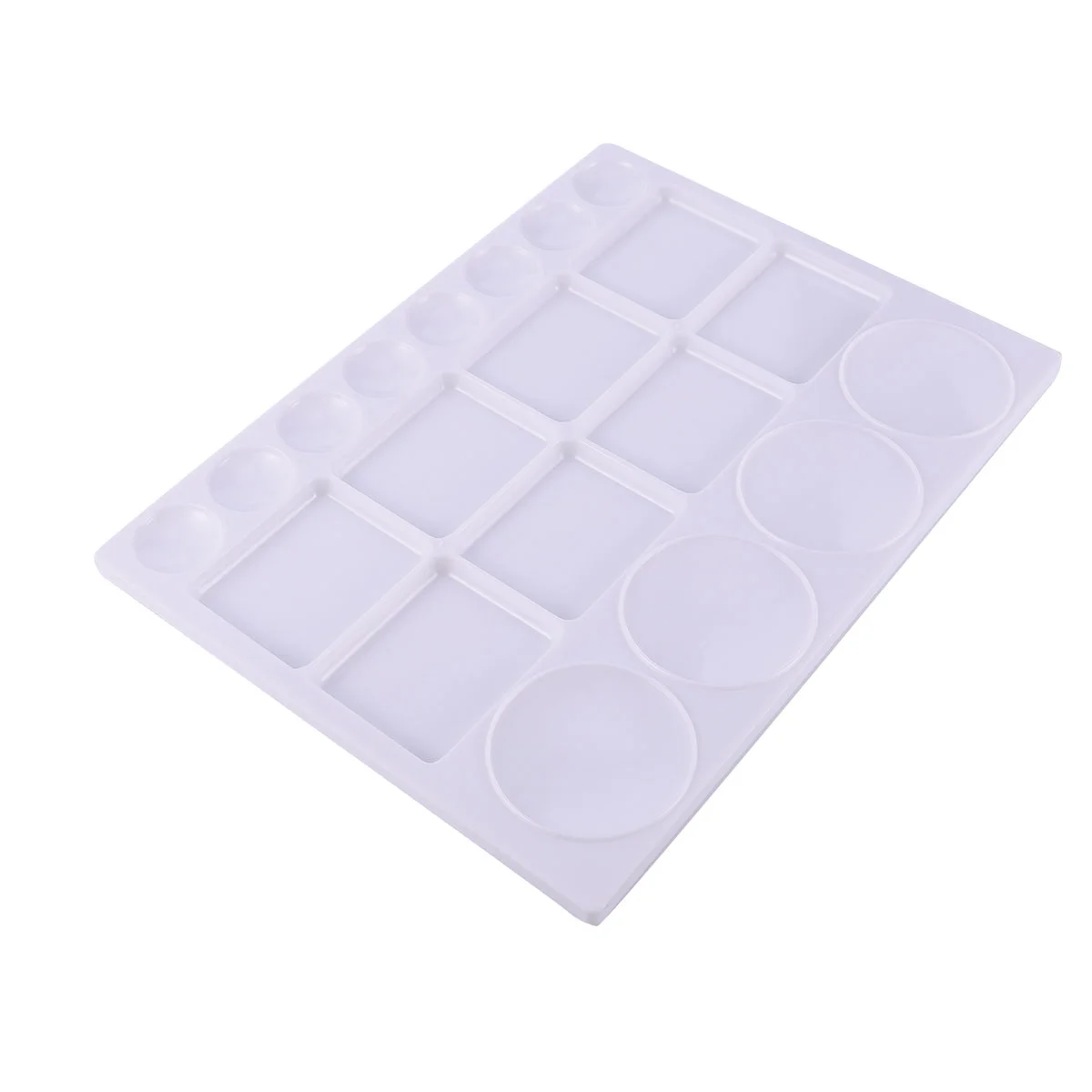 

Paint Tray Painting Palette Convenient Drawing for Watercolor Gouache Paints White Kids Pigment Trays Plastic