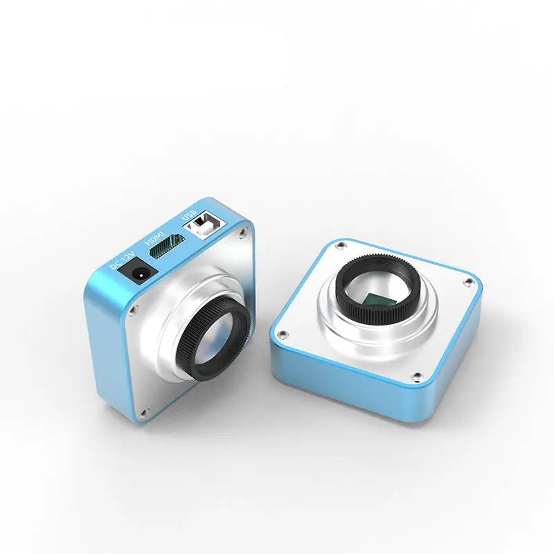 Mikroskop cyfrowy przemysłowy 48MP HD USB z CCD do nagrywania wideo, do inspekcji szkolnej, badań i edukacji.