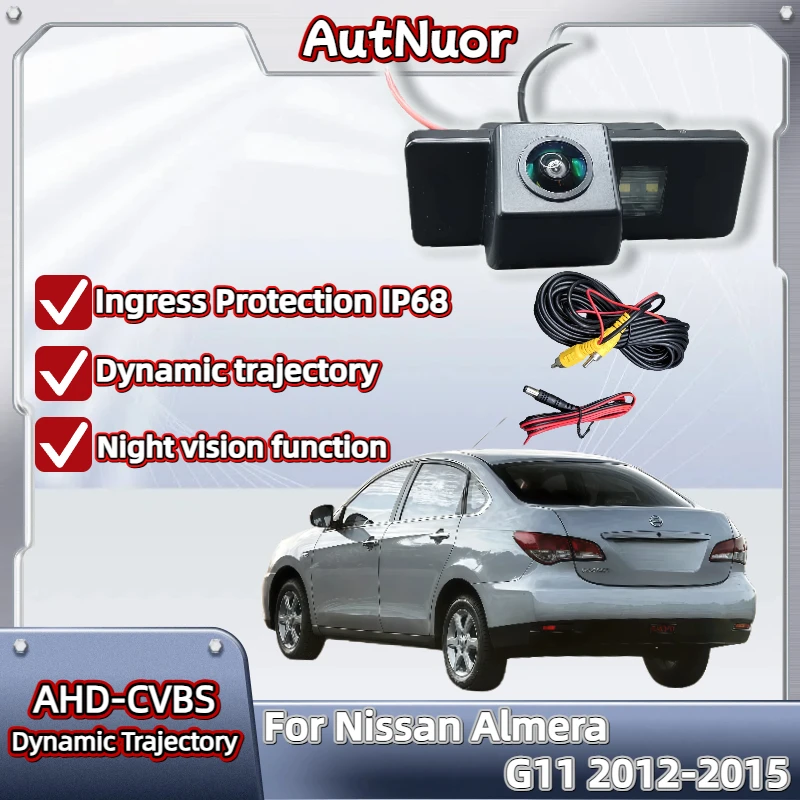 HD Fisheye Reverse Camera For Nissan Almera G11 2012-2015 Night Vision Rear View Backup Parking Camera CCDBackup Parking Camera