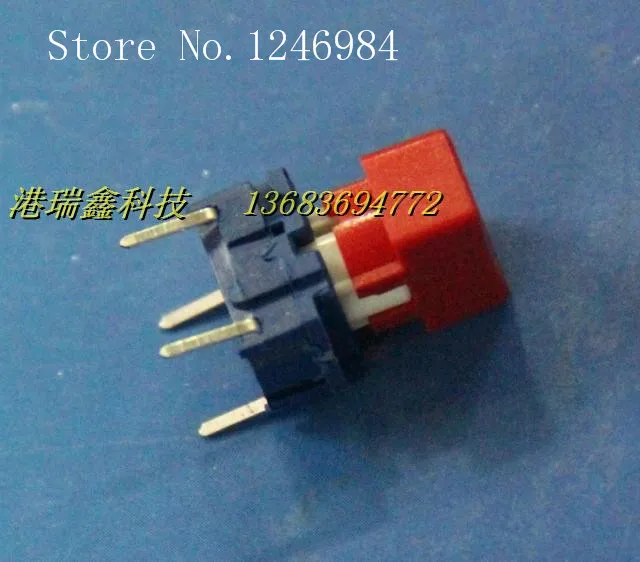 [SA]Denmark MEC red reset switch button switch micro switch 3FTL6 + 1P 08--50pcs/lot