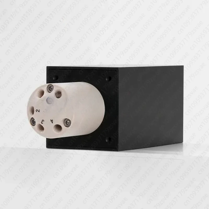 High efficiency and high precision machining electric rotatable 1 million times 8 position seven port selection valve