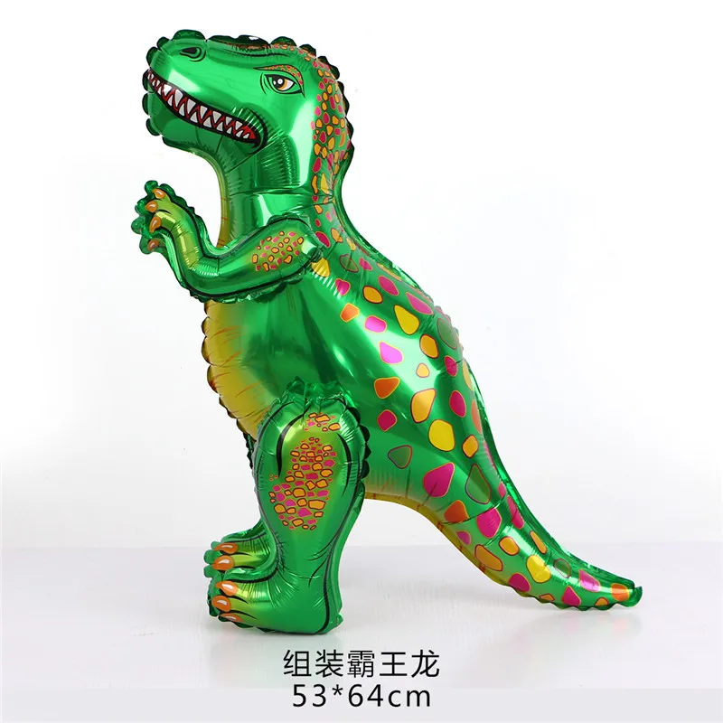 3D Stehender Dinosaurier Ballon Cartoon T Rex Dino Folienballon für Party Dekoration Kindergeburtstag Partyzubehör – Detail 9