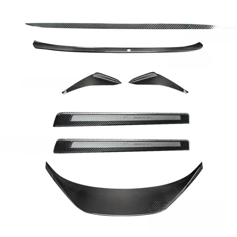 Car modification dry carbon fiber exterior accessories