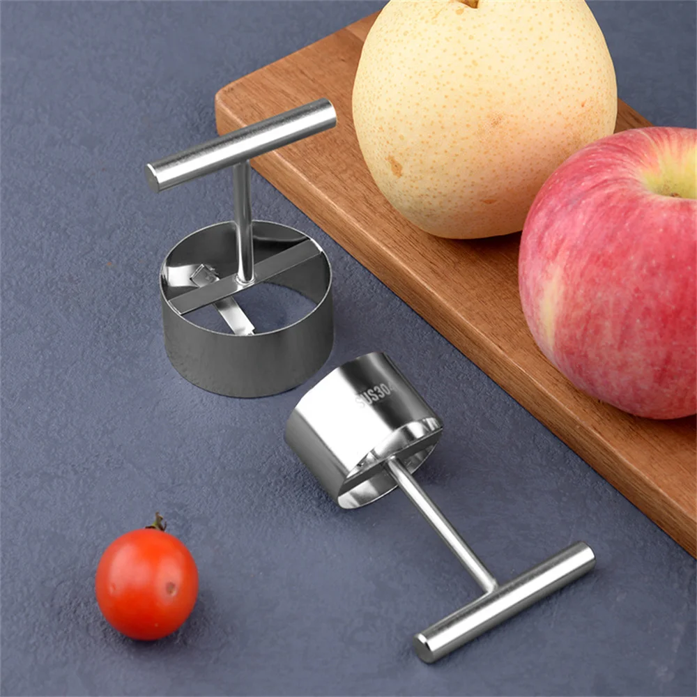 New Stainless Steel Multifunction Apple Pear Large Core Remover Separator Mold Fruit Cored Hole Digger Kitchen Gadgets Tool 2023