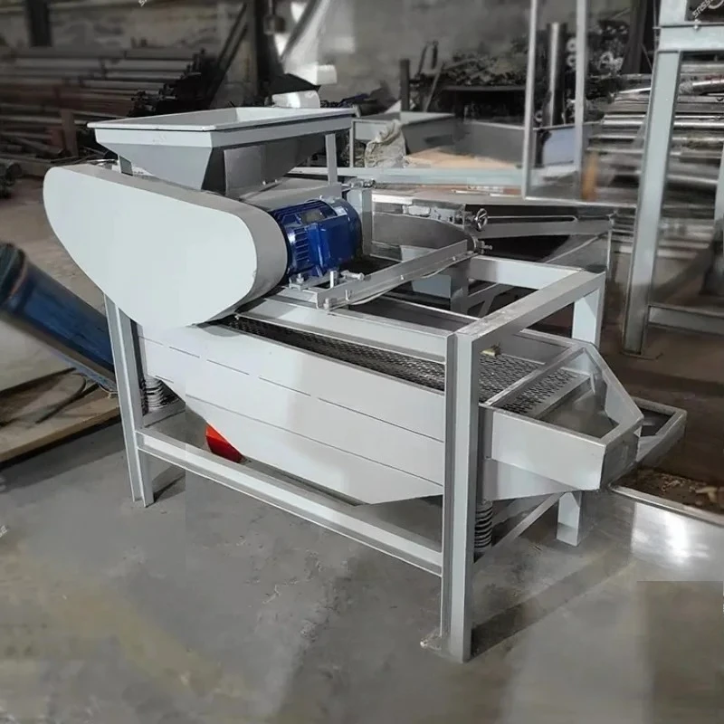 Industrial Breaker Opener Hulling Palm Apricot Kernel Sorting Cracker Sheller Breaking Hazelnut Almond Shelling Cracking Machine