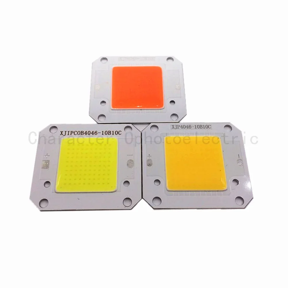 12V 50W Full 400-840NM/ Warm white /Cool white LED COB chip, Integrated Smart IC Driver High Power 12V COB LED Chip Grow light