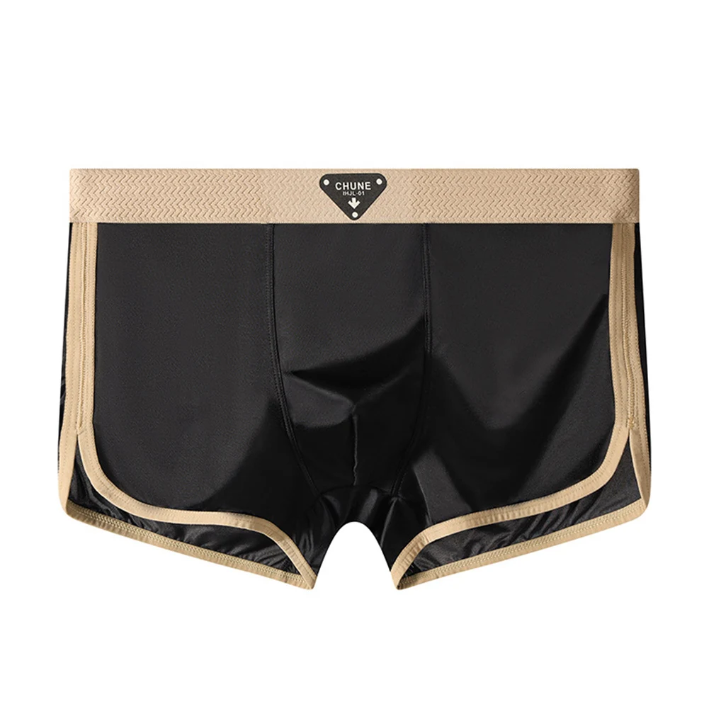 Perfect For Relaxing Ice Silk Underwear Comfortable Soft Boxers For Men 70 Polyamide Fabric Brand New Condition
