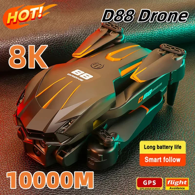 Rc Hobby Wholesale - New D88 Drone 8K Optical Flow