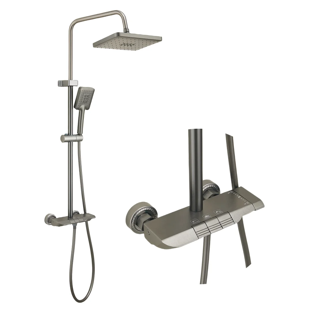 

Новое поступление, цифровой контроль, автоматическая температура, душевой набор для ванной комнаты, мягкий дождь, распылитель воды, смеситель, система