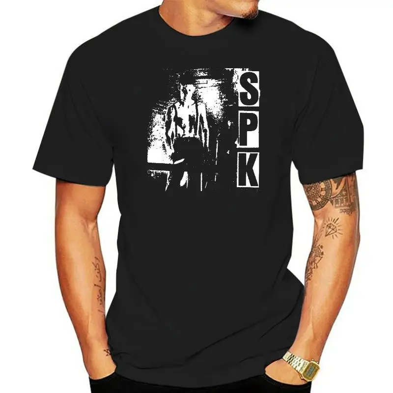 SPK limited edition classic black tribute t shirt unisex