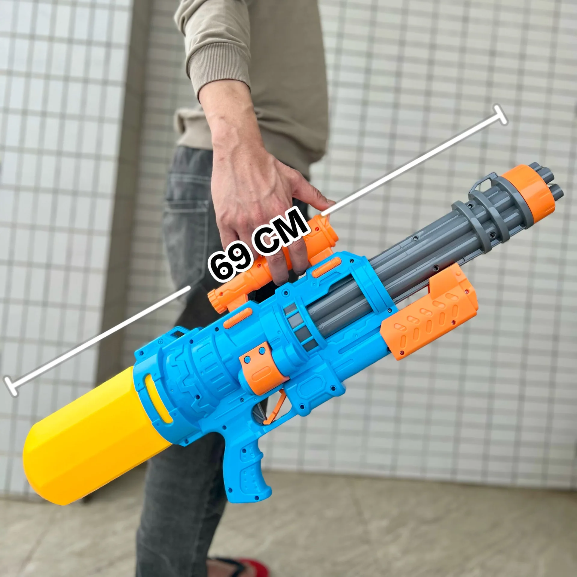 Water Gun Summer Outdoor Water Spray Big Guns Range Pools Beach Water Battle Fun Play Toys Children Boys Girls Blind Box Random
