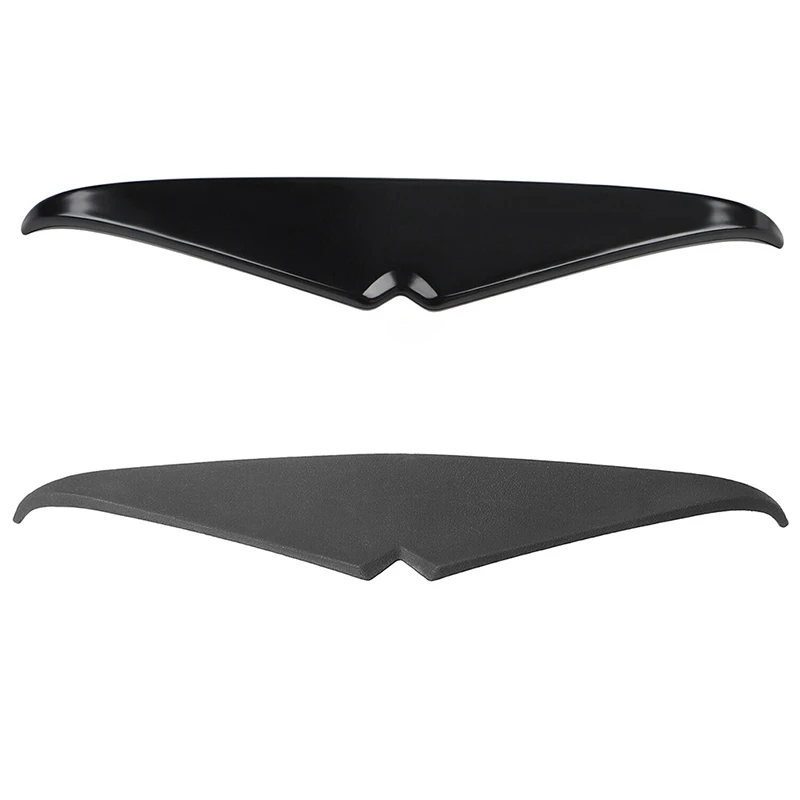 Black Headlight Bezel Eyebrow Accent Trim Cover for Harley Road Glide Motorcycle Outer Fairing Mean Mug Cowl Decor Accessories