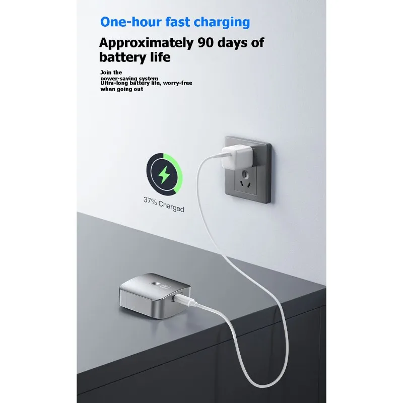 

【СУПЕРПРЕДЛОЖЕНИЯ】Мужская электробритва с двумя вращающимися головками, триммер для бороды, для влажного/сухого бритья, перезаряжаемая, портативная