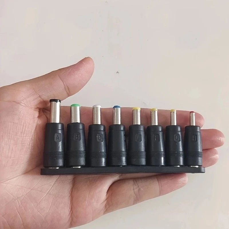 8 stuks AC DC 5.5X2.1 MM Vrouwelijke Jack Plug Adapter Connectors NAAR 6.3 6.0 5.5 4.8 4.0 3.5mm 2.5 2.1 1.7 1.35mm Mannelijke Power Adapter
