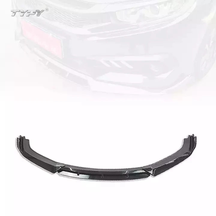 

Front shovel style Body kit spoiler ABS front Bumper Diffuser Protector For Honda CIVIC 2016-2019