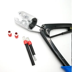 Haicable LX-70WF Ratchet crimping tool for wire ferrules, end sleeves 25-70mm2, 4-2/0 AWG