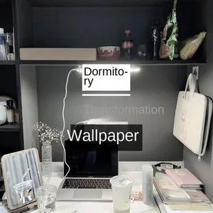 Matte Black vinil autoadesivo papel de parede, impermeável, grosso, prova de óleo, PVC adesivos, renovação de móveis, armários de cozinha 10 principais vendas papel de parede lavavel sala - №5