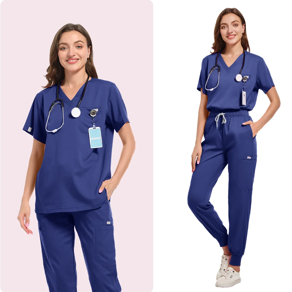 Multicolor Medical Uniforms Hospital Surgical Nurse Scrubs Set Unisex Nurses Accessories Dental Clinic Beauty Salon Workwear
