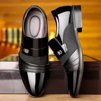 Oxford Shoes Men's Luxury Lacquer Wedding Shoe Pointed Toe Dress Shoes for Men Classic Business Men Leather Shoes Big Size 38-48