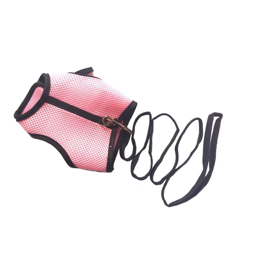 

Rabbit Harness Small Durable Padded Adjustable Chest Stomach Strap Elastic Leash 120cm Bunny Leash Bunny Harness