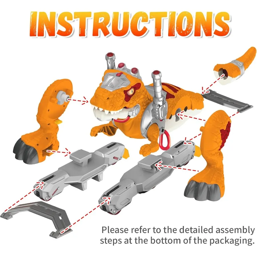 ของเล่นไดโนเสาร์ไฟฟ้าสำหรับเด็กเล็ก ขี่ได้ มีเพลง ไฟ และควัน สกู๊ตเตอร์เด็กหัดเดินแบบใช้เท้าเหยียบ