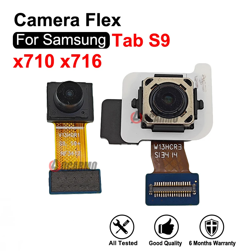 Back Camera Front Facing Camera Flex Cable Module Replacement Part For Samsung Galaxy Tab S9 SM-X716B X716 X710 X710N