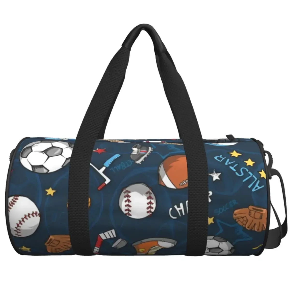 

Gym Bag Football Soccer Balls Volleyball Sports Bag with Shoes Male Female Waterproof Design Handbag Funny Luggage Fitness Bag