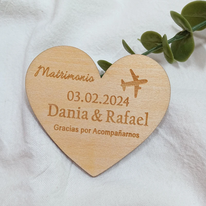 Personalized Wedding Magnets，Save the Date，Wooden Magnets，Wedding Invitation，Wedding Ideas，Laser Engraving Text，Gifts For Guest