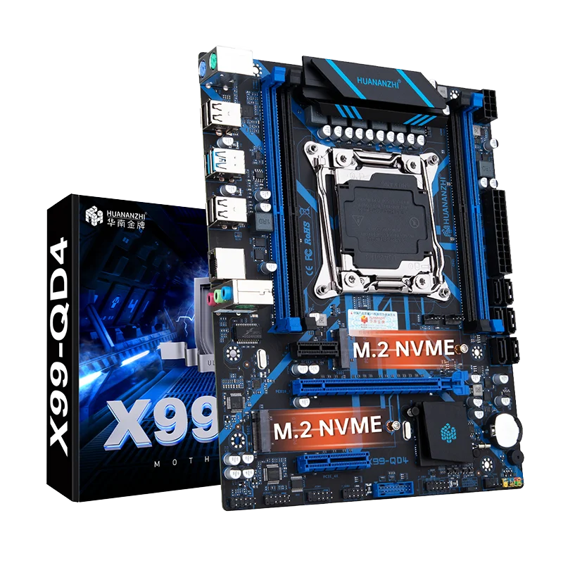 Imagem -03 - Kit para Placa-mãe Lga 20113 com e5 2680 v4 Grupo 2x16gb = 32gb 2400mhz Ram Ddr4 Recc Suporte Ram Nvme M.2 Usb 3.0 Huananzhi-x99 Qd4