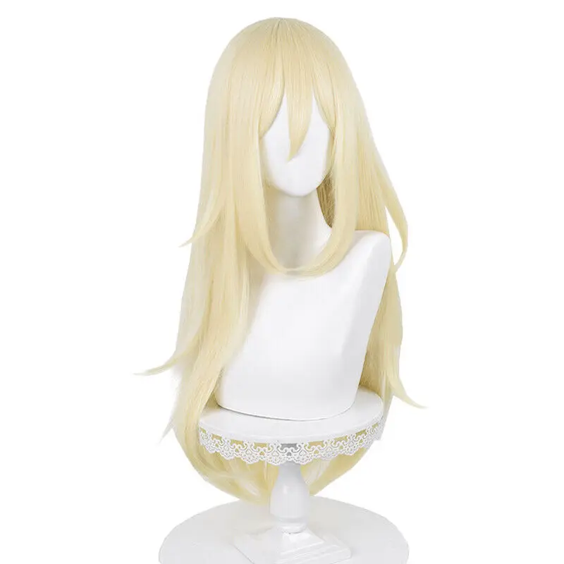 Angels of Death Rachel Gardner Cosplay Wigs 75cm Light Blonde Synthetic Hair