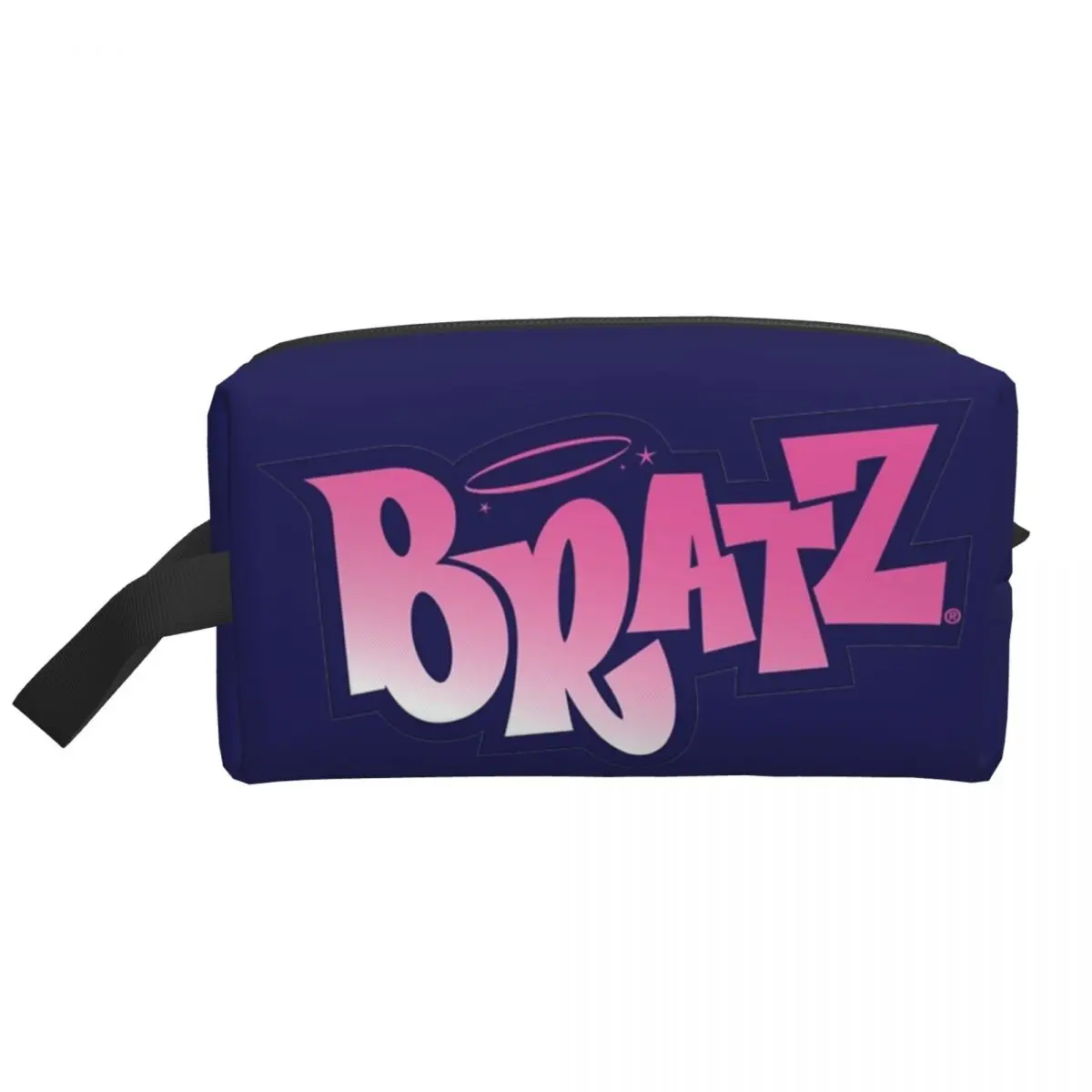 Girl Travel Cosmetic Bags Bratz Doll Pink Makeup Bag Merch Large Capacity Zipper Toiletry Case