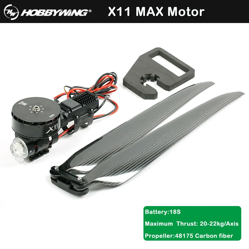 

Hobbywing X11 MAX Motor 18S powerful & Superior Thrust Power System for Multirotor Agriculture Drone