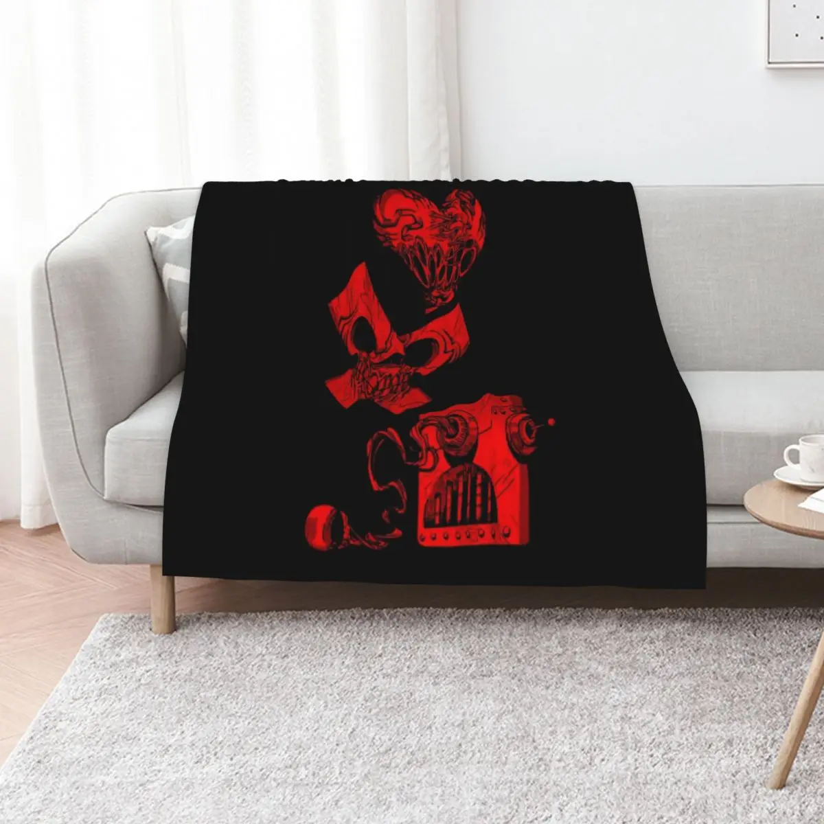Love death and robots Throw Blanket Softest Decorative Throw For Decorative Sofa Hair Designers funny gift Blankets